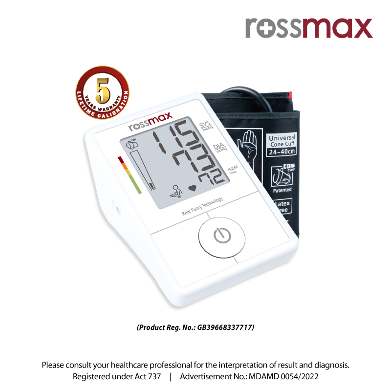 ROSSMAX AUTOMATIC BLOOD PRESSURE MONITOR - ARM MODEL X1 (HOME USE)