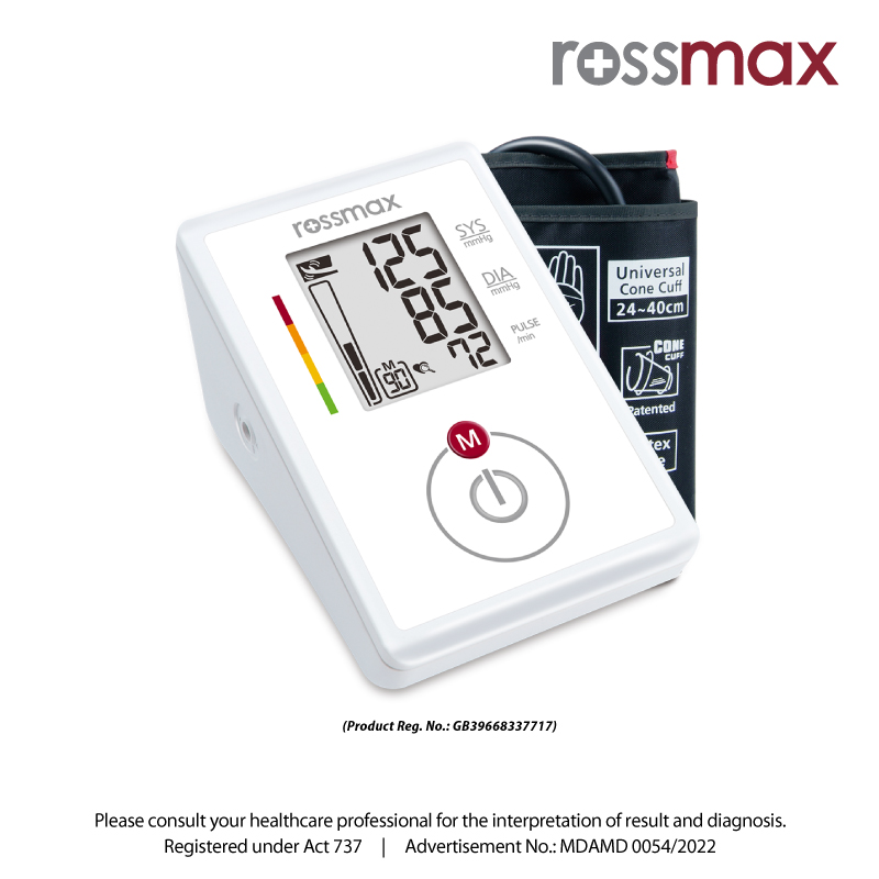 ROSSMAX AUTOMATIC BLOOD PRESSURE MONITOR - ARM MODEL CH155f - (HOME USE)